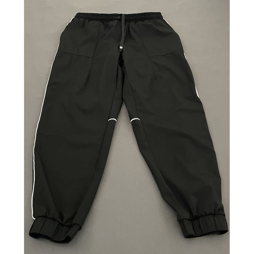 Fabletics Joggers Track Pants Women's Medium Black Stretch Lightweight Running - Picture 2 of 12